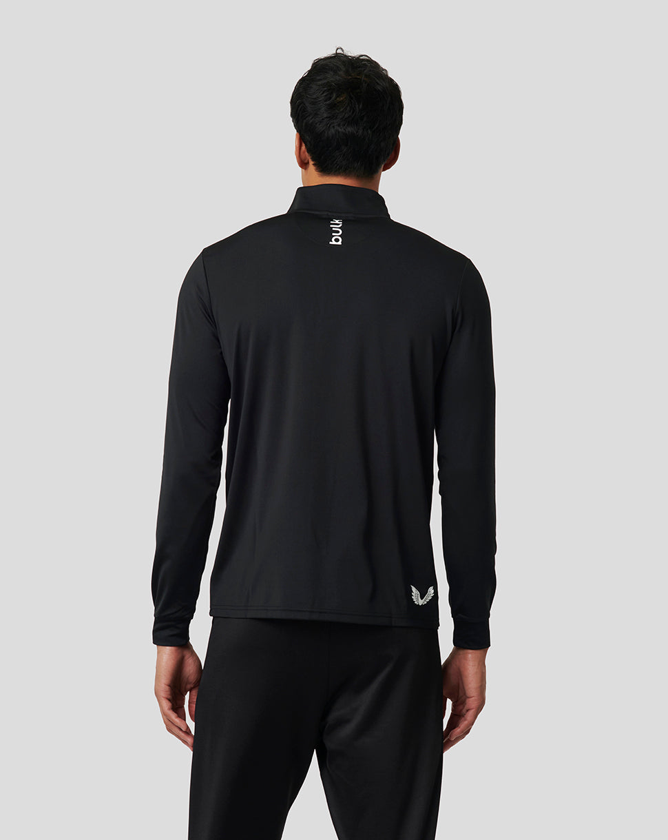 Mens Castore Bulk™ X Castore Quarter Zip Midlayer in Black