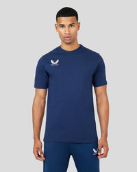 Mens Castore Cotton Leisure T-Shirt in Navy