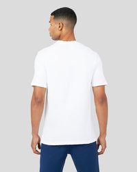Mens Castore Cotton Leisure T-Shirt in White