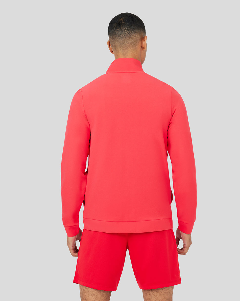 Mens Castore Track Jacket in Red