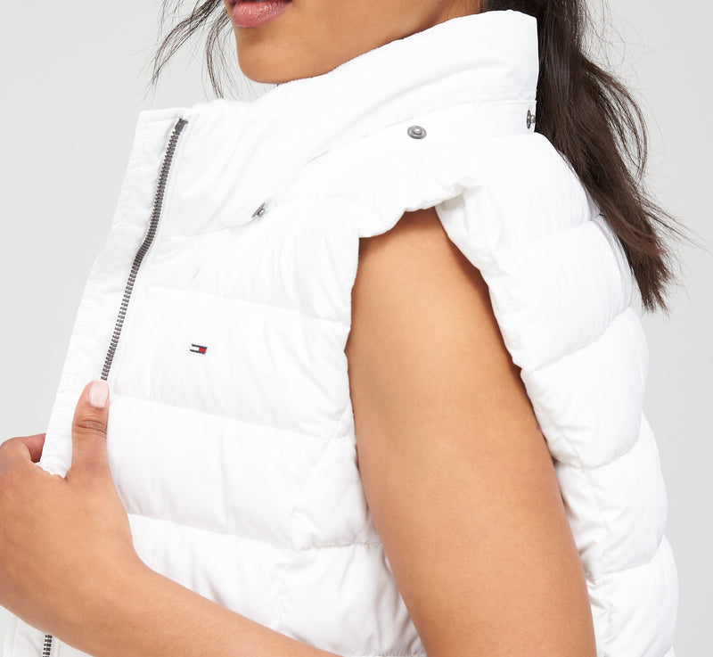 Womens Tommy Jeans Coat in White