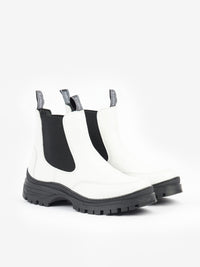 Womens Barbour International Boots in White