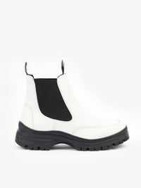 Womens Barbour International Boots in White