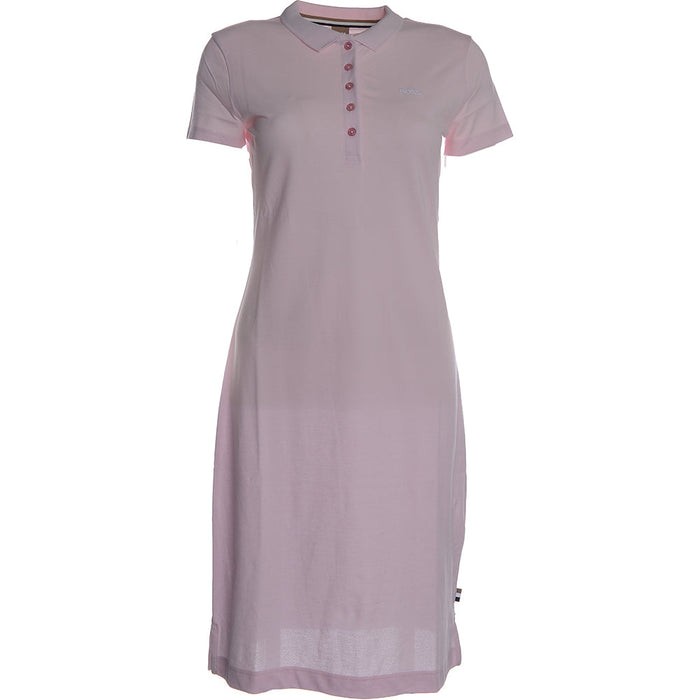 Womens Boss Epalla 100% Cotton Polo Shirt in Pink