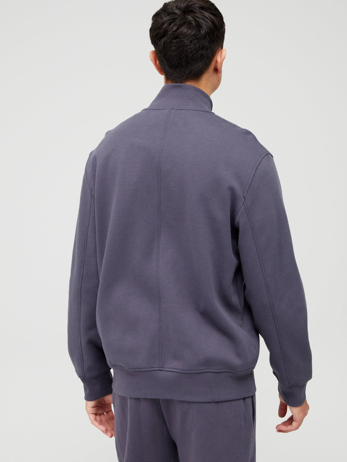 Mens Armani Exchange Debossed Texture Jacket in Grey