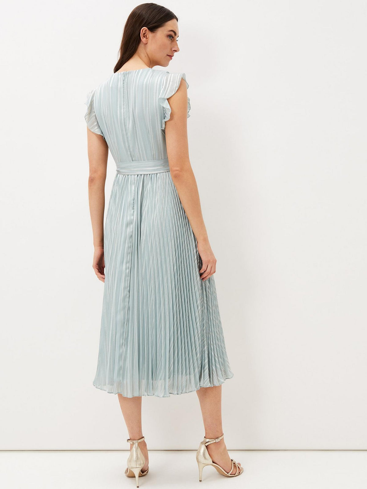 Womens Phase Eight Dress in Pale Sage