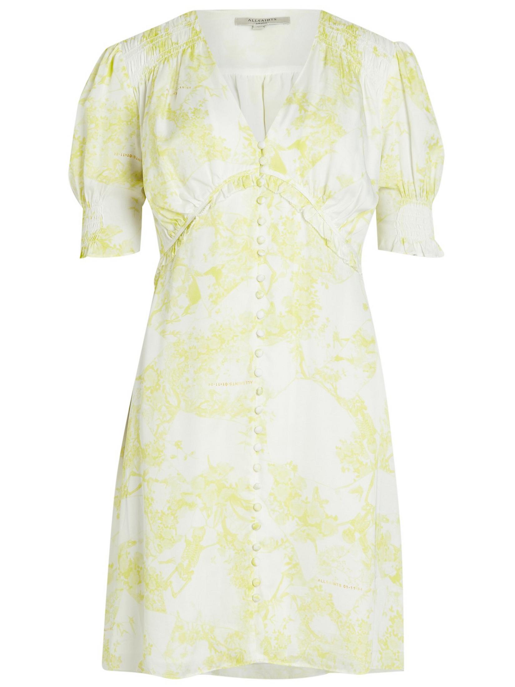 Womens Allsaints Demi Marama Dress in Yellow