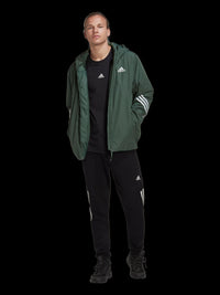 Mens Back To Sport Hooded Jacket in Green