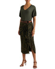 Womens Lauren By Ralph Lauren Kuadama-mid-full Skirt in Multi