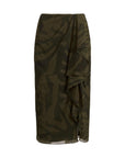 Womens Lauren By Ralph Lauren Kuadama-mid-full Skirt in Multi