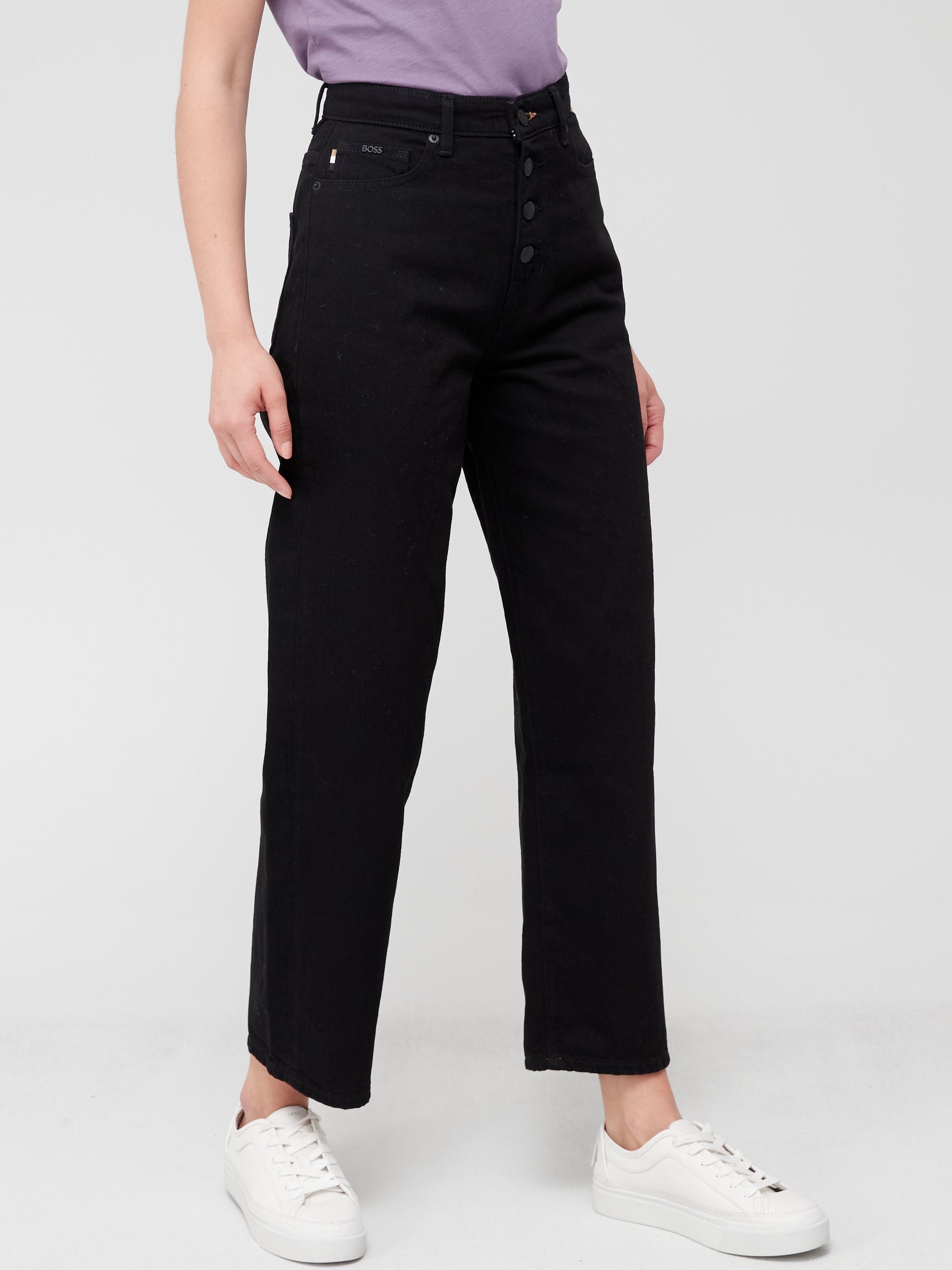 Boss Womens Modern Barrel Leg Jeans