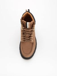 Boss Womens Foster Leather Lace Up Boots