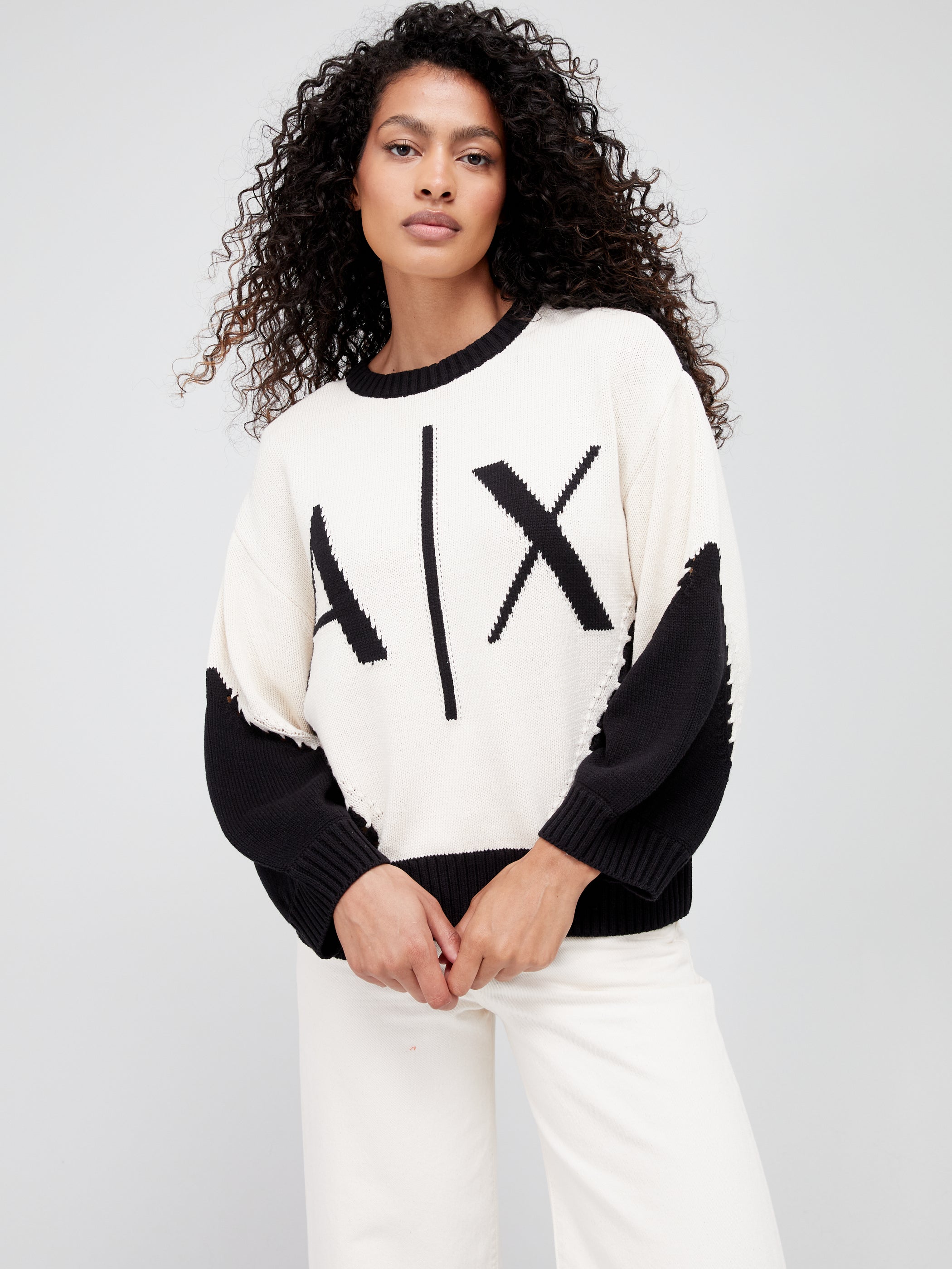 Armani exchange outlet sweater women's