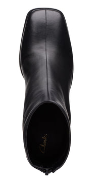 Clarks Womens Seren Zip Block Heel Ankle Boots