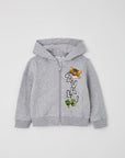 Baby Boys Roberto Cavalli Hoodie in Grey Marl