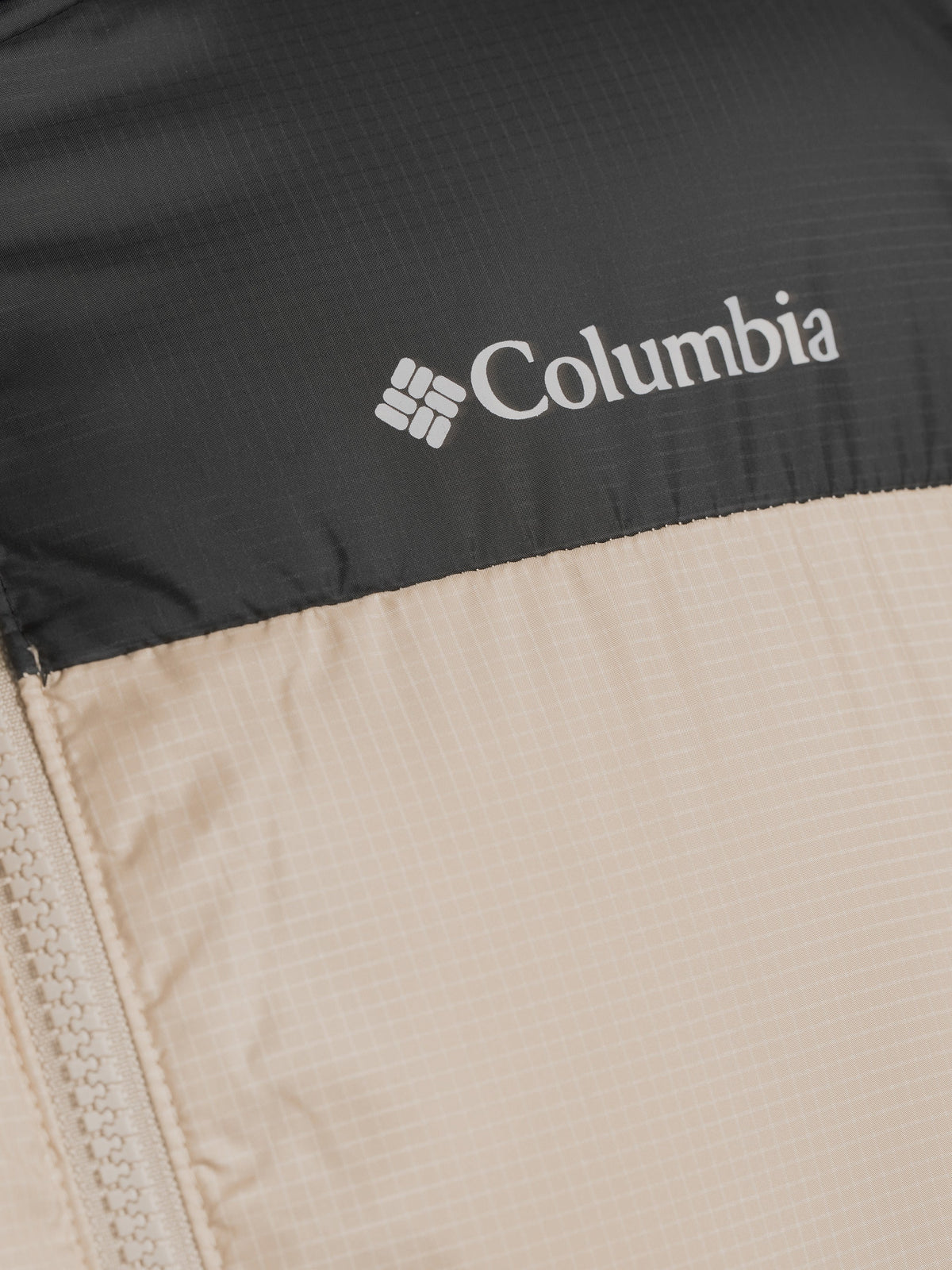 Mens Columbia Puffect Puffer Jacket in Stone