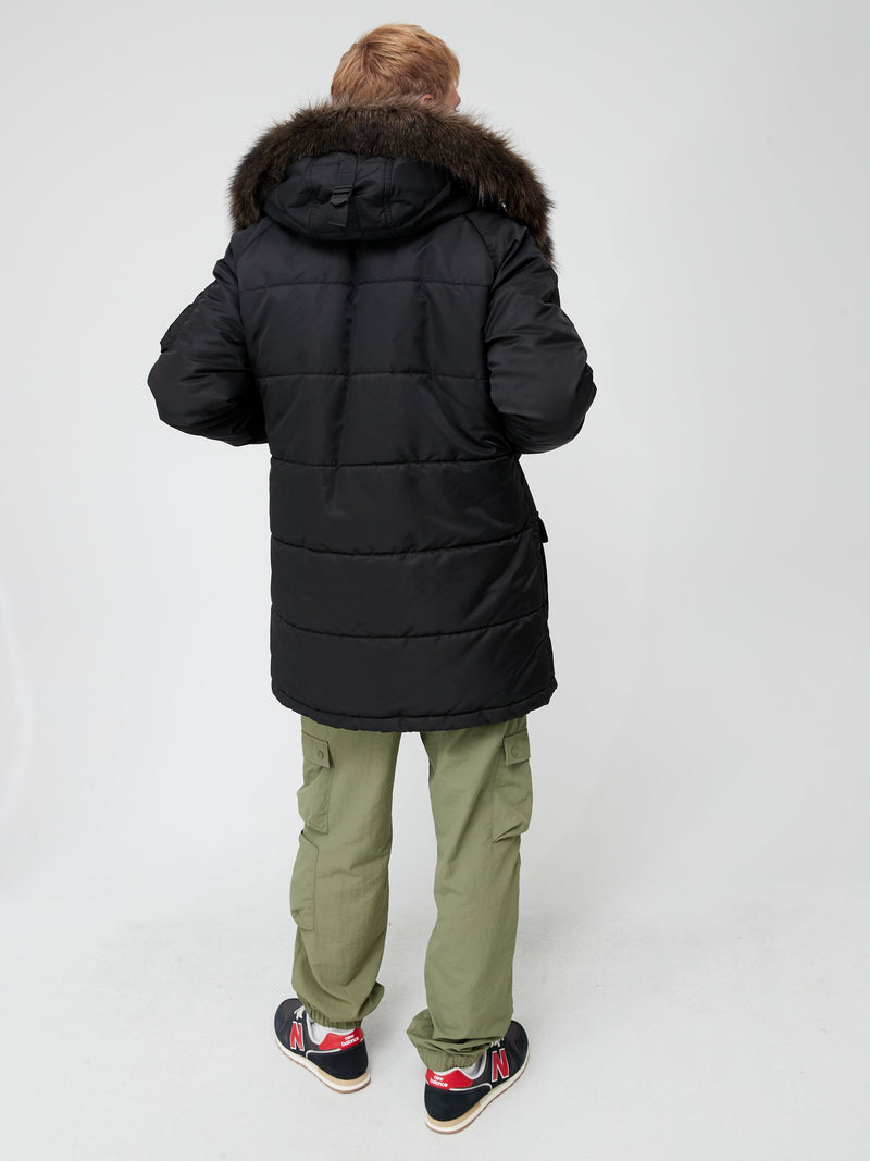 Superdry Mens Vintage Logo Chinook Parka Coat