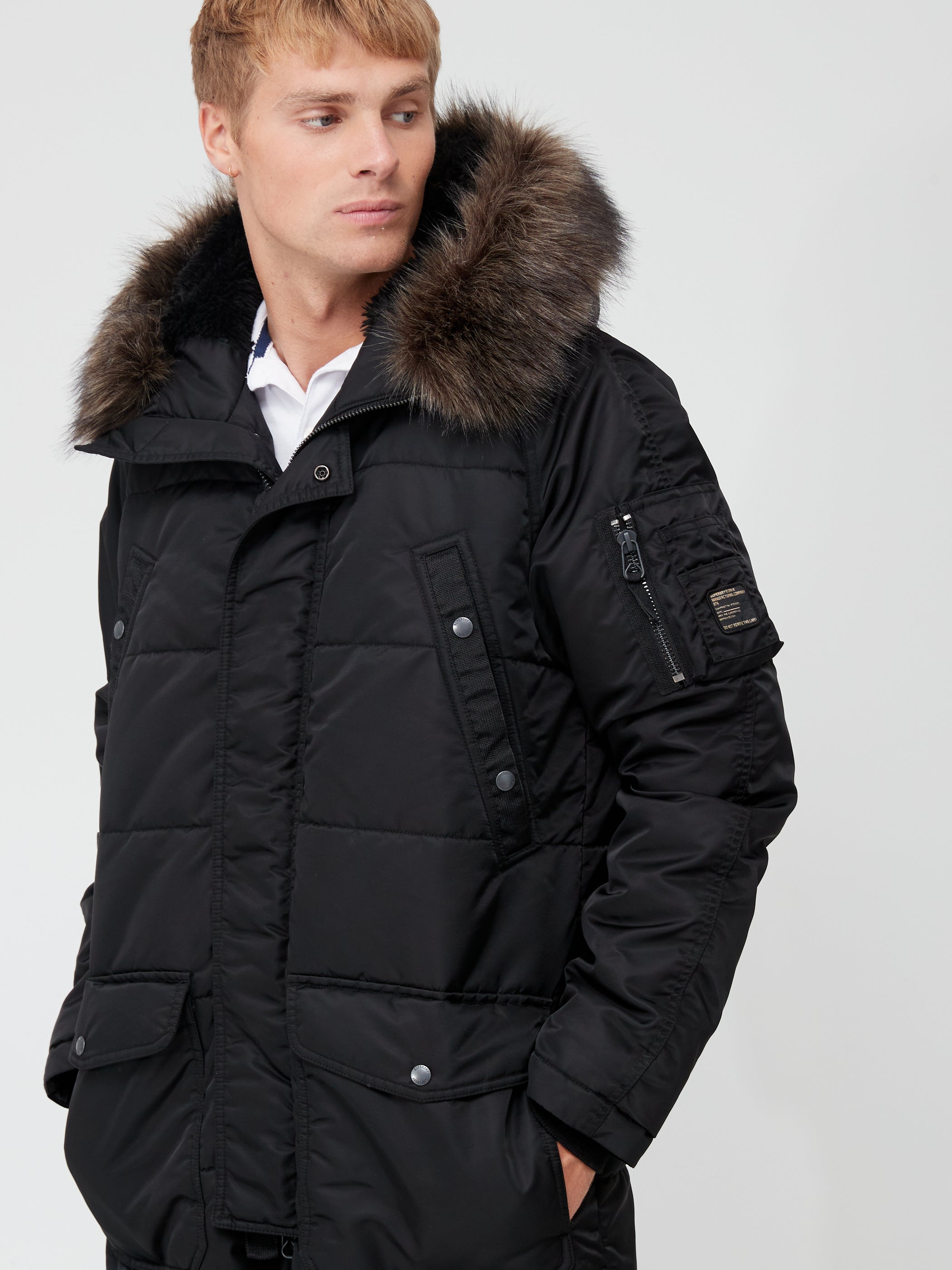 Superdry chinook jacket on sale navy