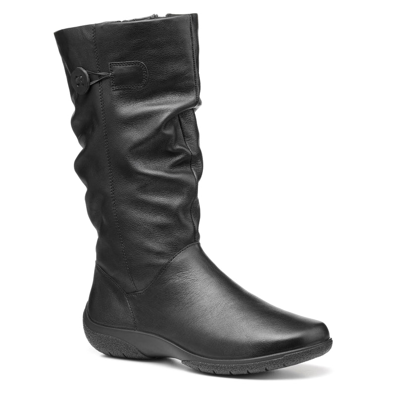 Hotter Womens Derrymore Ii Leather Wide Fit Boots