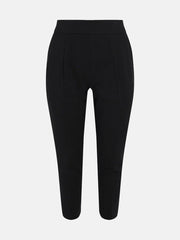 Karen Millen Womens Curve Compact Stretch Slim Leg Trousers