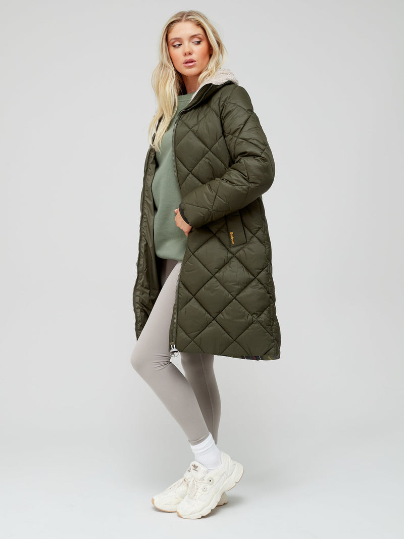 Womens Barbour Kilmory Quilt in Green