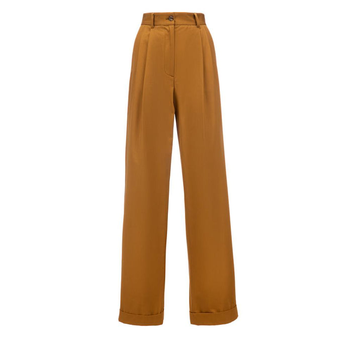 Bally Womens Ultra Flare Trousers in Beige