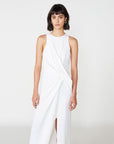 Womens Outline London Sorrell Slit Dress in White