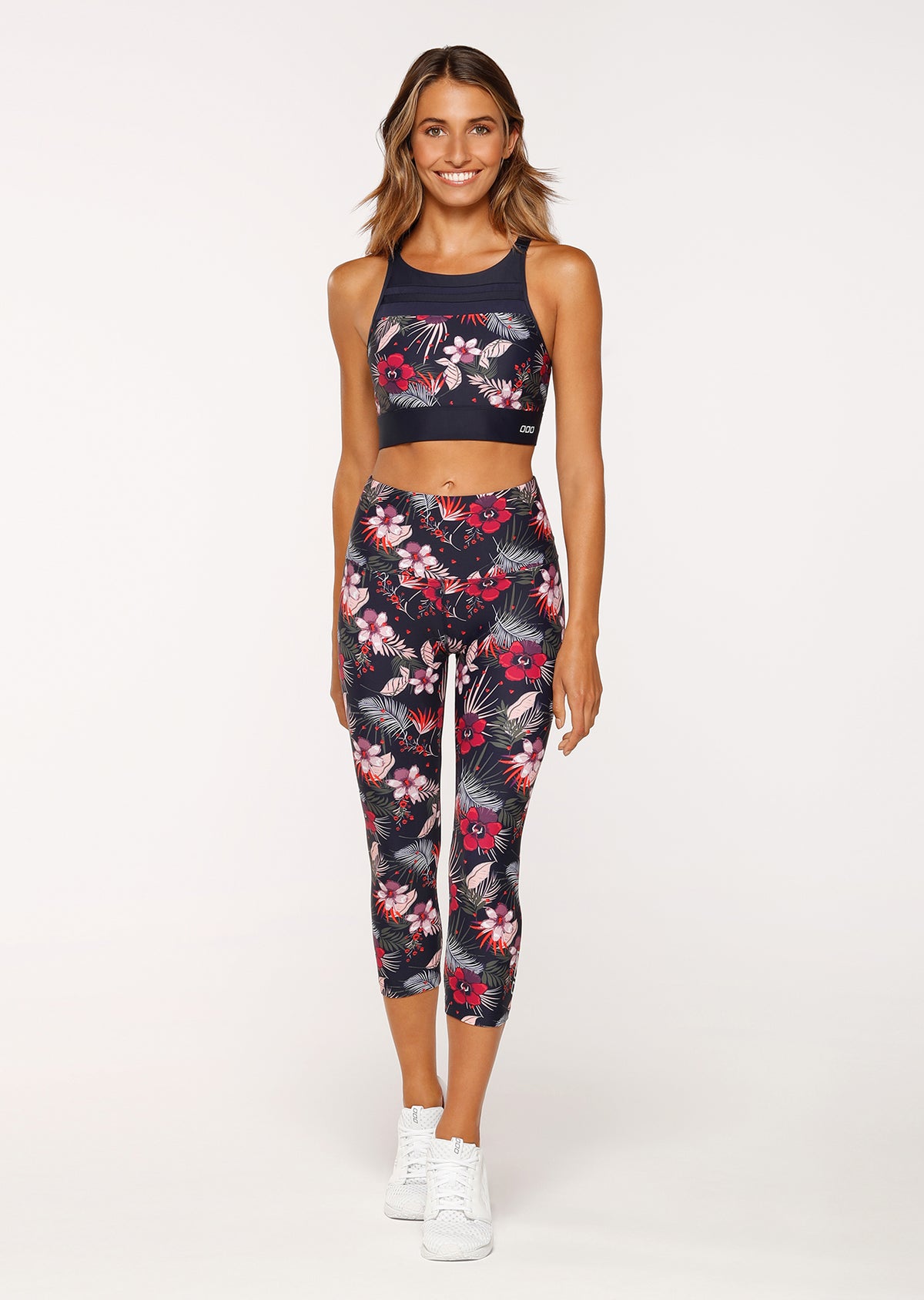 Lorna Jane Graphic Jungle Core 7/8 Tight in Graphic Jungle Print