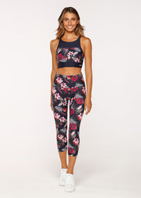 Lorna Jane Graphic Jungle Core 7/8 Tight in Graphic Jungle Print