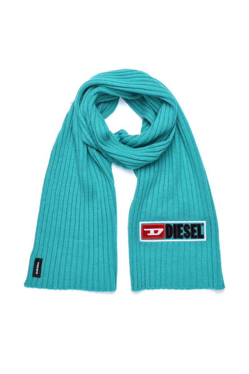 Turquoise Scarf with Diesel Logo