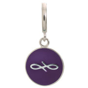 Endless Jewellery Violet Endless Coin Silver Charm