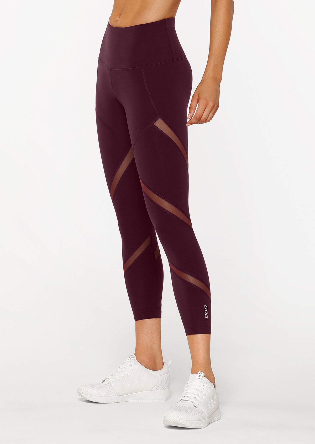 Lorna Jane Agility Core Ankle Biter Tight in Pinot