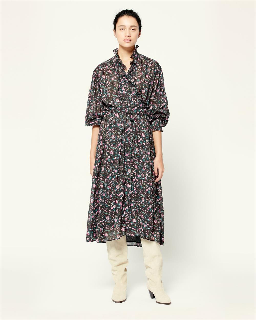 Isabel Marant Womens Maelys Robe in Multicolour