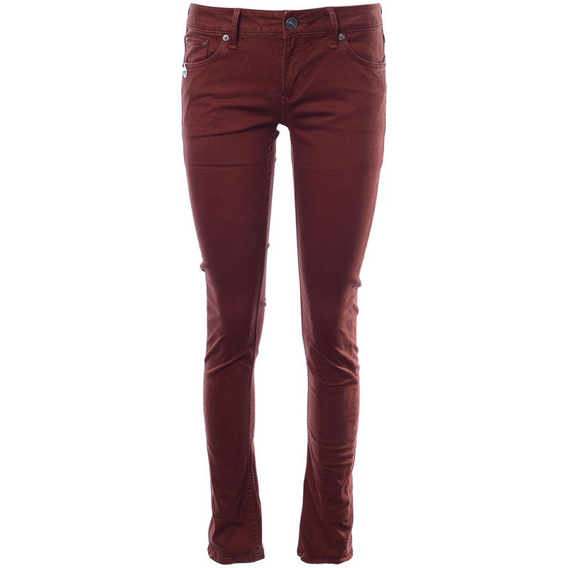 G Star Womens 3301 bordeaux Jeans in Red