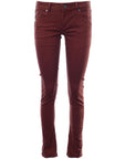 G Star Womens 3301 bordeaux Jeans in Red