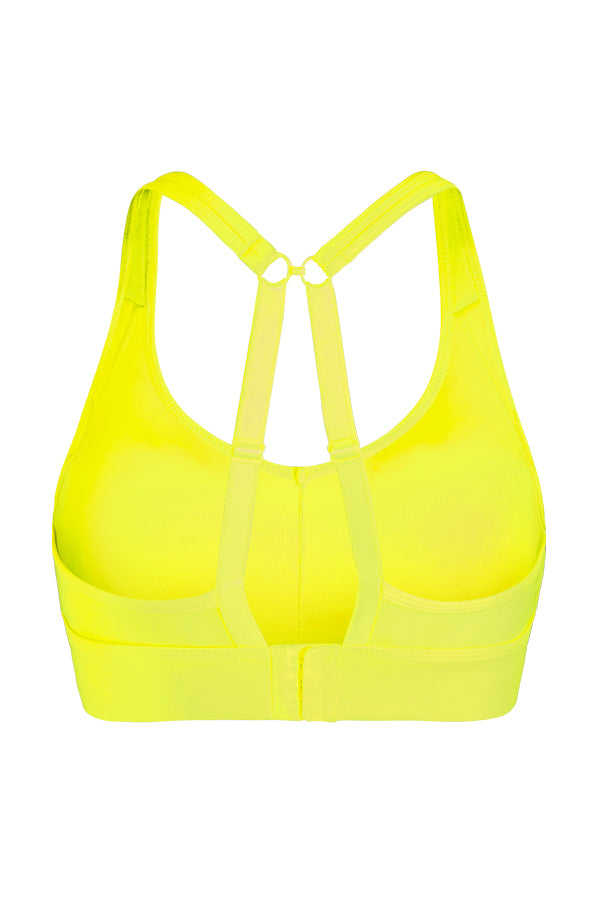 Lorna Jane Alice Sports Bra in Hyper Yellow