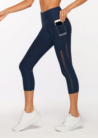 Lorna Jane Sculpt Core 7/8 Tight in Imperial Blue