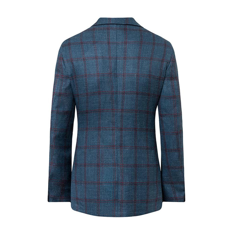 Men's Hackett, Mayfair Camel Silk Jacket in Blue