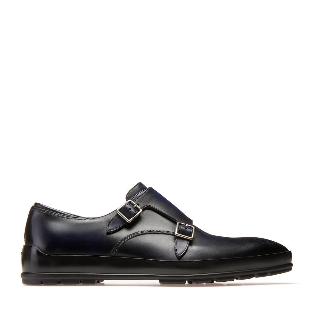 Bally Mens Monk Shoes in Black