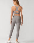 Lorna Jane Uplift Ankle Biter Leggings in Concrete Grey Marl