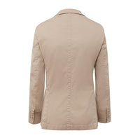 Men's Hackett, Garment-Dyed Stretch Cotton Jacket in Beige