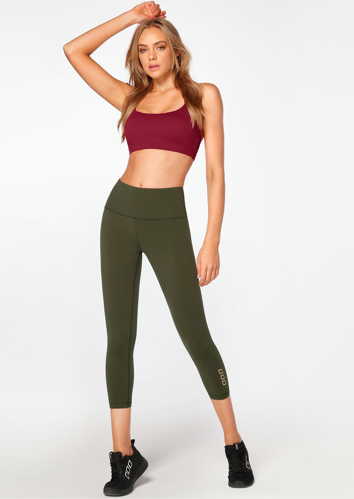 Lorna Jane Conquer 7/8 Tight in Dark Safari