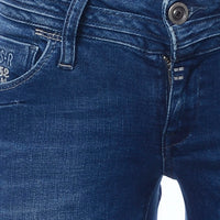 G Star Womens Heller Mid Rise Jeans in Blue