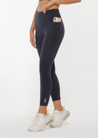 Lorna Jane Power Up Phone Pocket Ankle Biter Leggings in Platinum