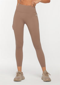 Lorna Jane New Amy Ankle Biter Leggings in Bone