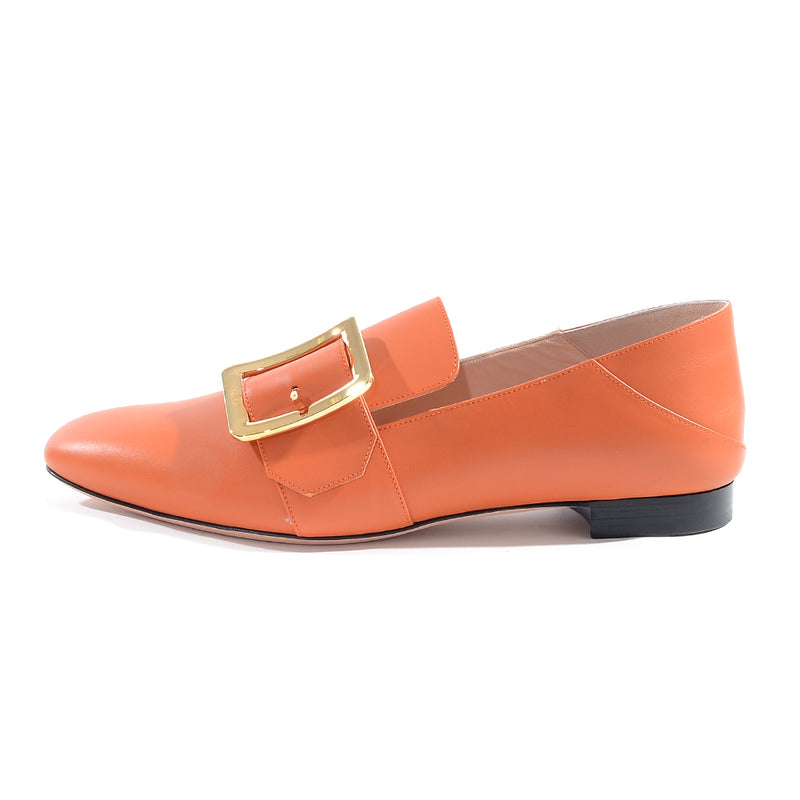 Bally Womens Slip on Smart Shoes in Orange