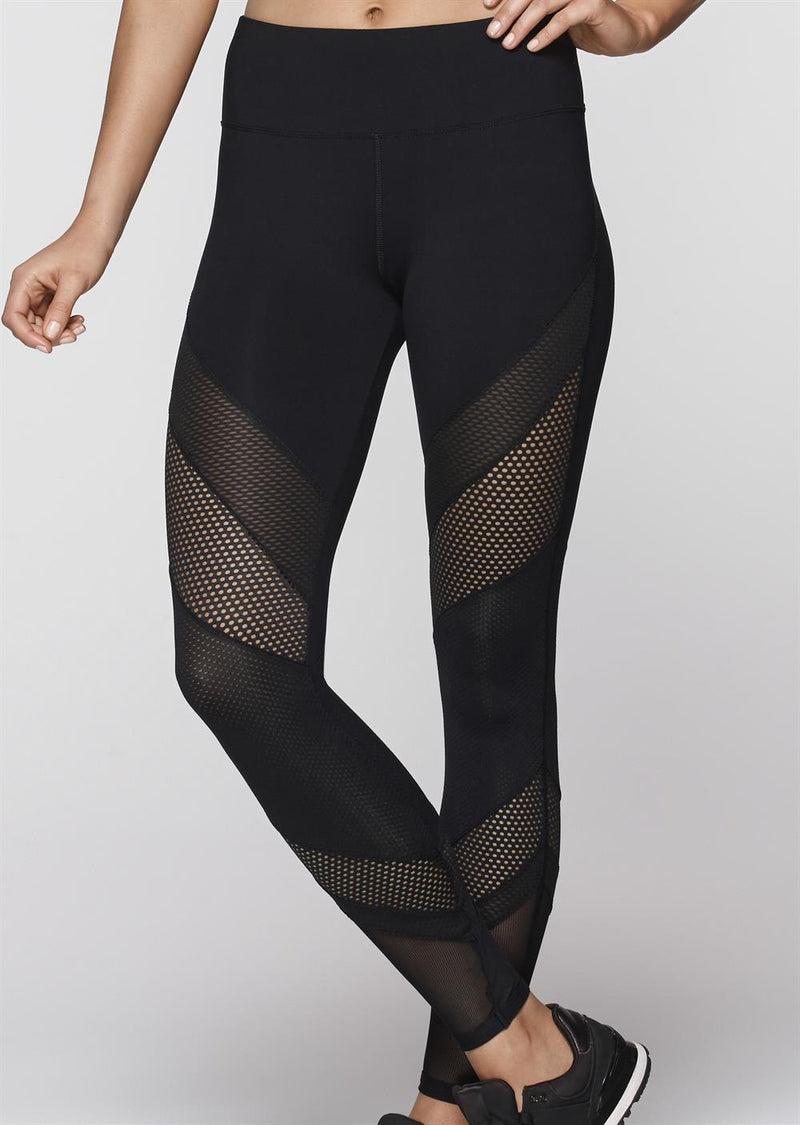 Lorna Jane Shimmer F/L Tight in Black