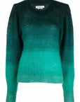 Isabel Marant Womens Emma Pullover in Dark Green