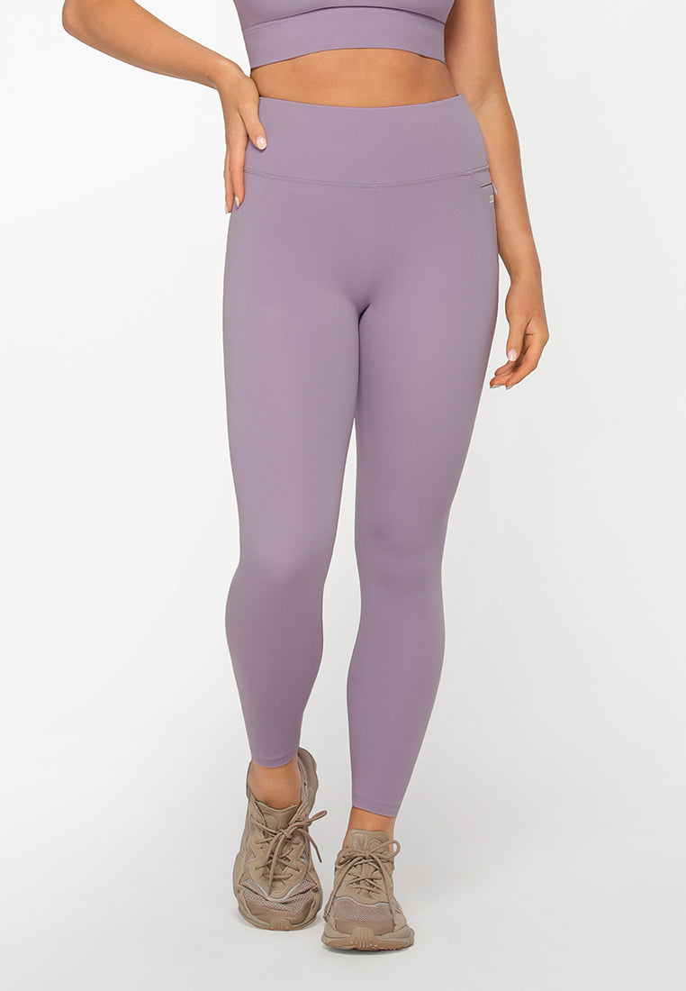 Lorna Jane New Amy Ankle Biter Leggings in Dusted Violet