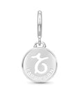 Capricorn Zodiac Coin Silver Charm